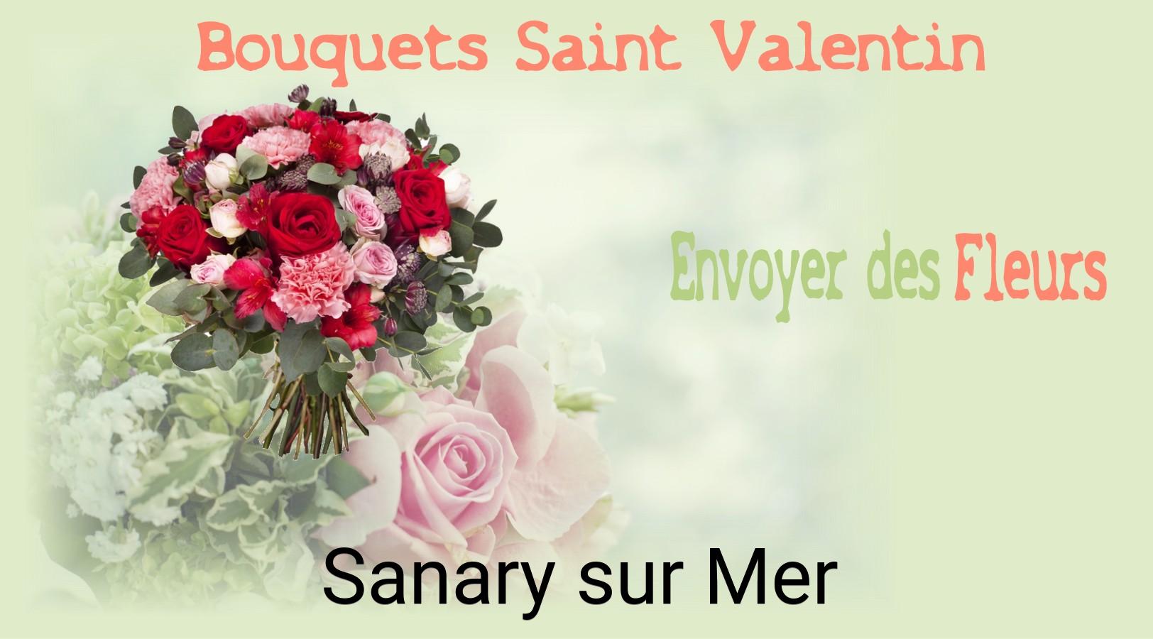 Roses de Saint-Valentin livrées à Sanary-sur-Mer